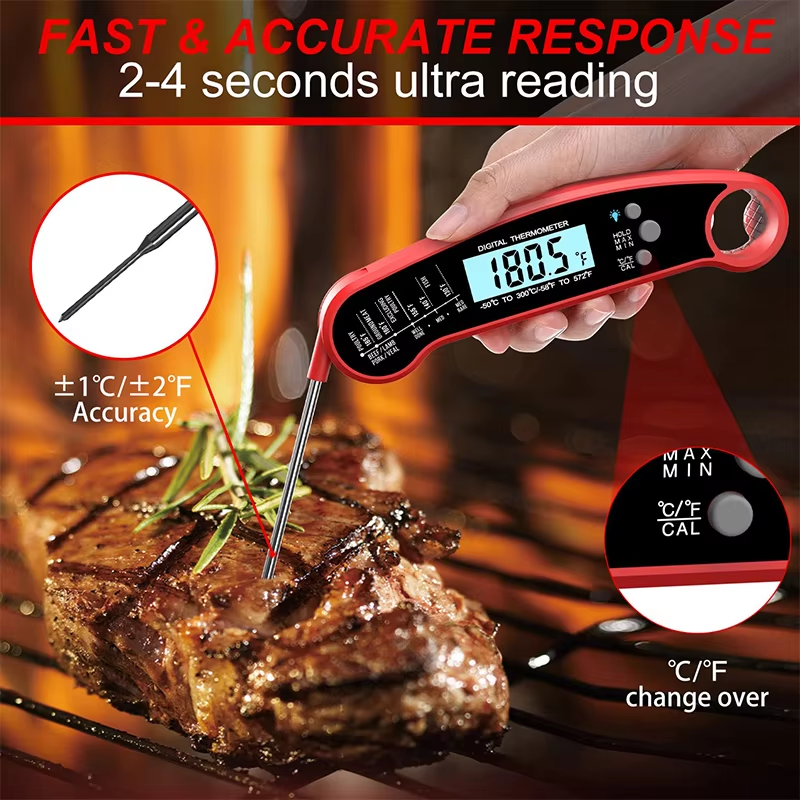Meat Thermometer - Digital Meat Thermometer High Accuracy Instant