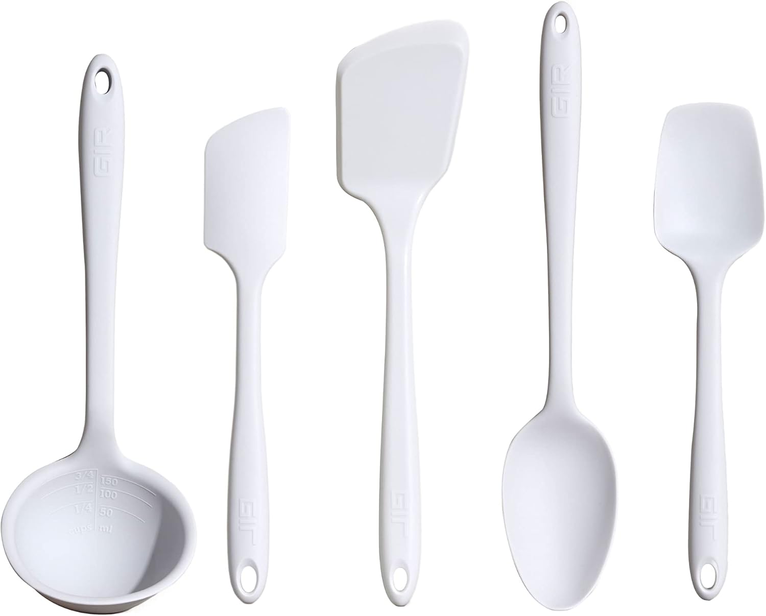 Silicone Spatula Set - 5-Piece Silicone Kitchen Utensil Set -