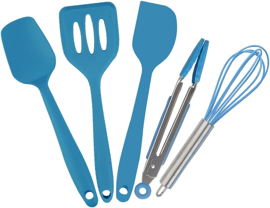 Silicone Spatula Set - Mini Kitchen Utensil Set - 5-Piece