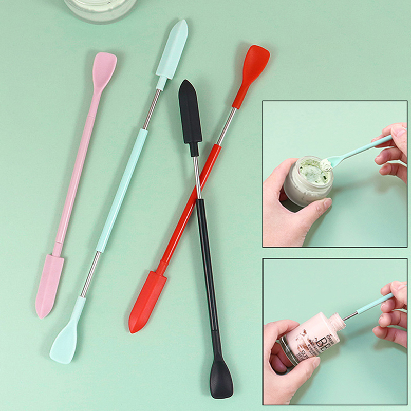 Silicone Spatula Set - 1PC Cosmetic Spatula Double-headed Mini Silicone