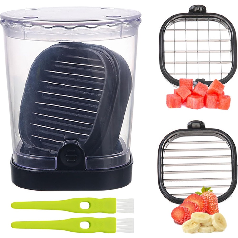 Kitchen Gadgets You Must Have - 2-in-1 Detachable Fruit Slicer & Dicer,