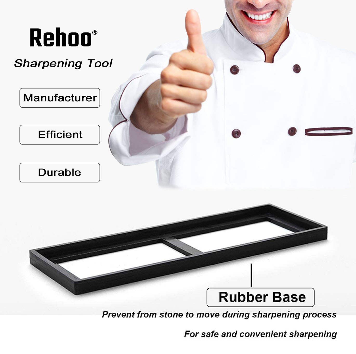 Rehoo Double-sided Sharpening  - Kitchen Gadgets For Chefs ulasan dan harga
