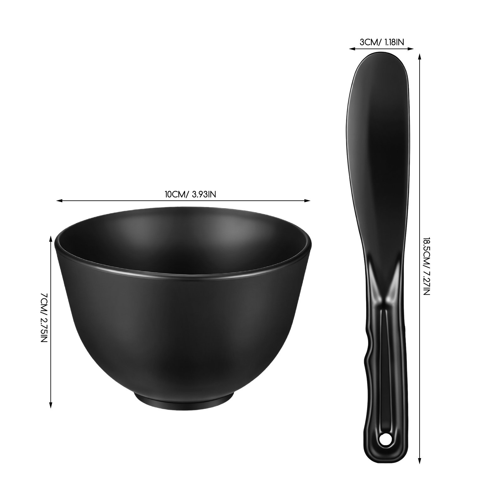 1Set Silicone Facial Mask Mixi - Silicone Spatula Set ulasan dan harga