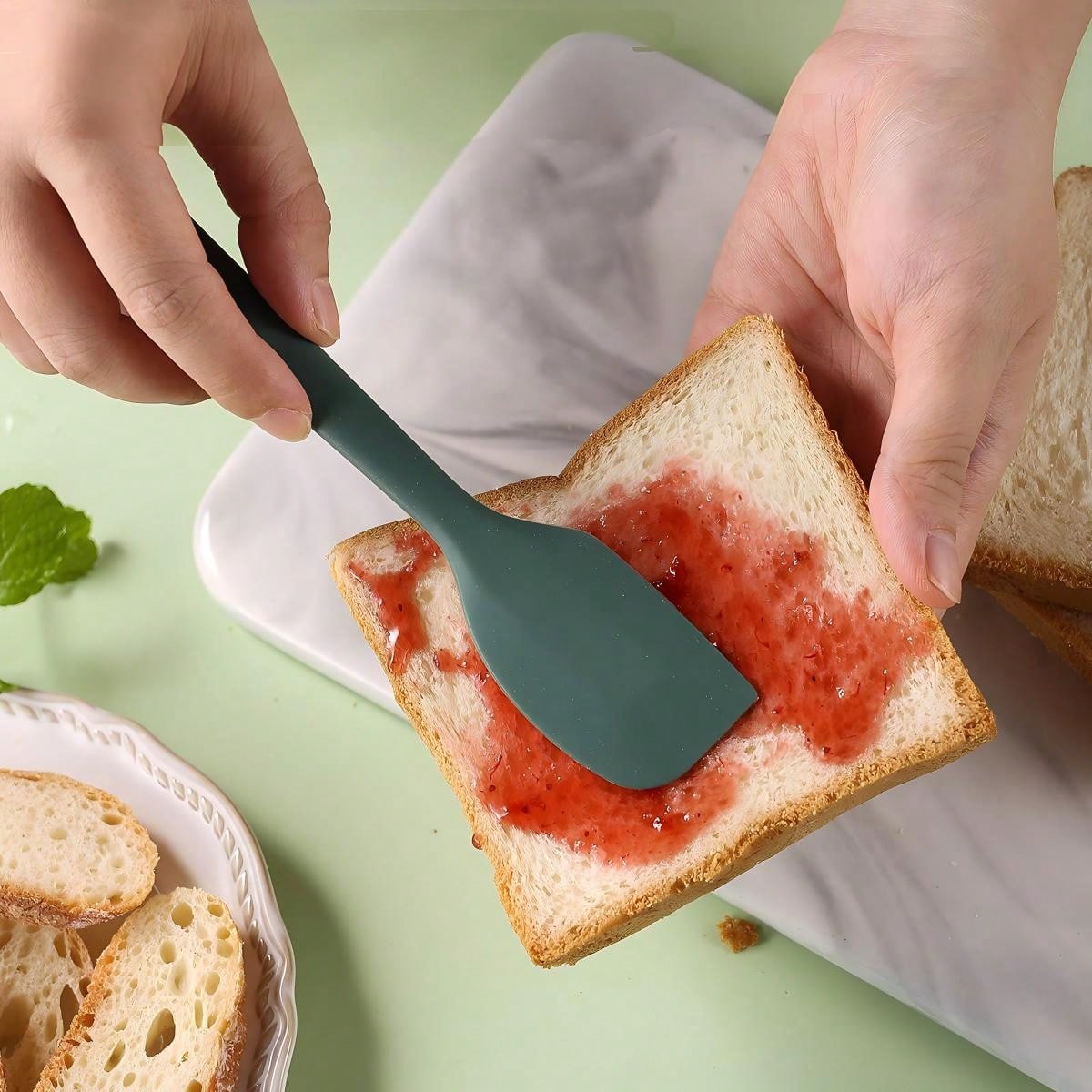 1pc Silicone Spatula Set, Suit - Silicone Spatula Set ulasan dan harga