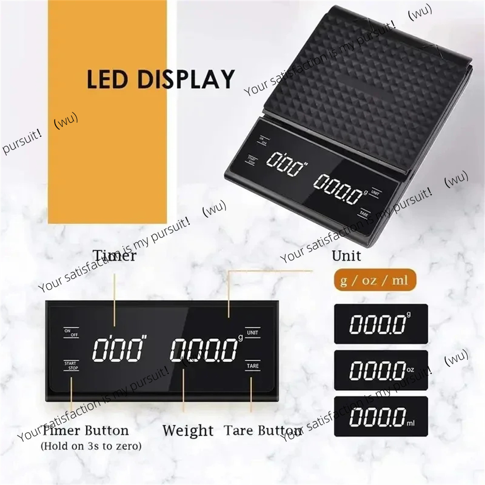 1pc Digital Food Scale with Ti - Kitchen Gadgets For Chefs ulasan dan harga