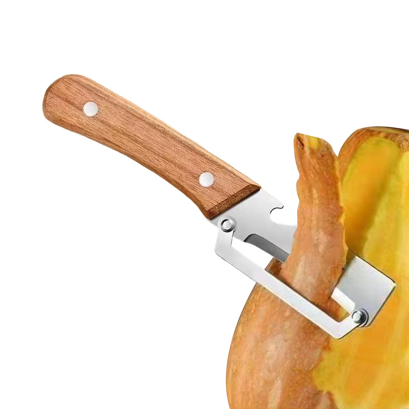 Wooden Handle Fruit Vegetable  - Kitchen Gadgets Built In ulasan dan harga