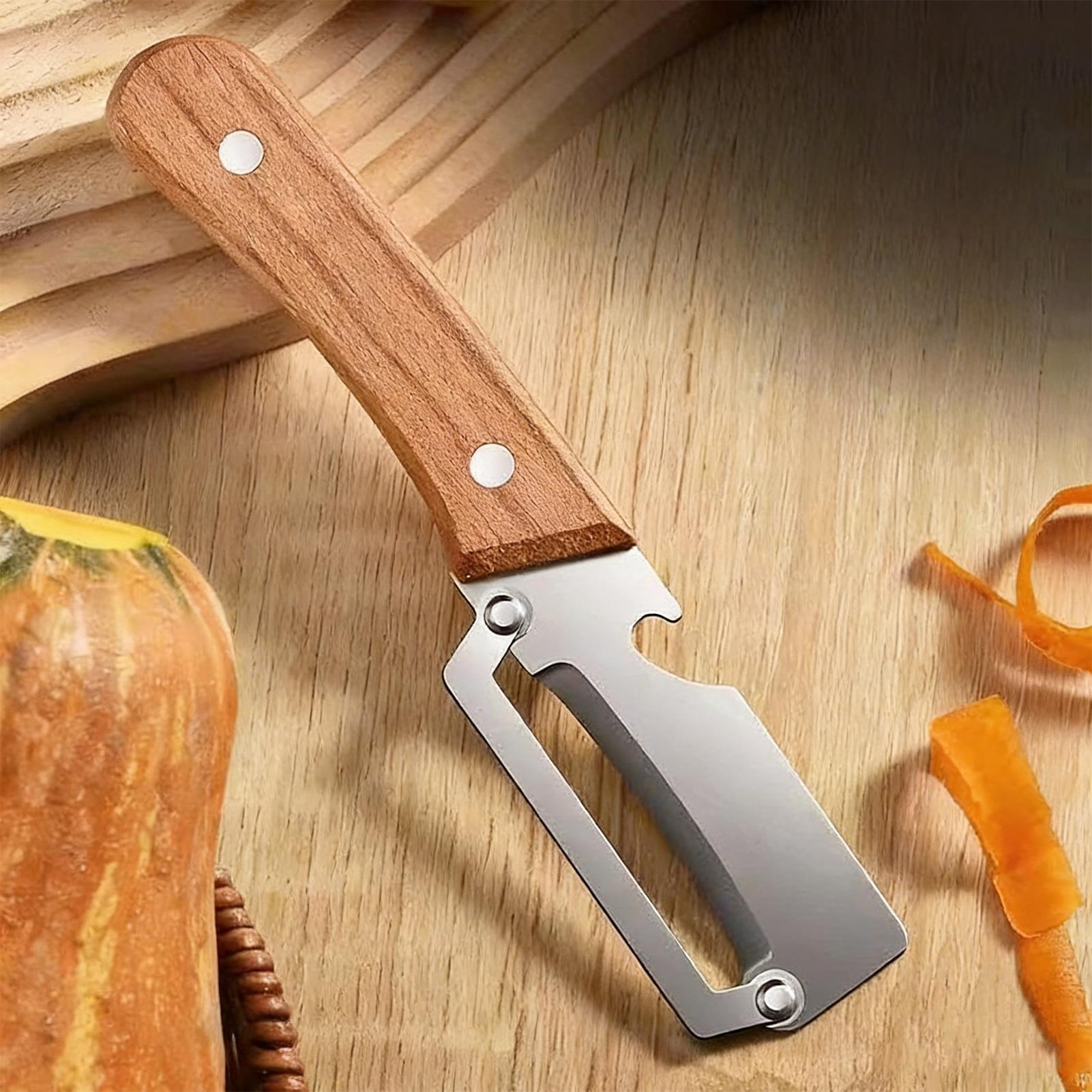 Wooden Handle Fruit Vegetable  - Kitchen Gadgets Built In ulasan dan harga