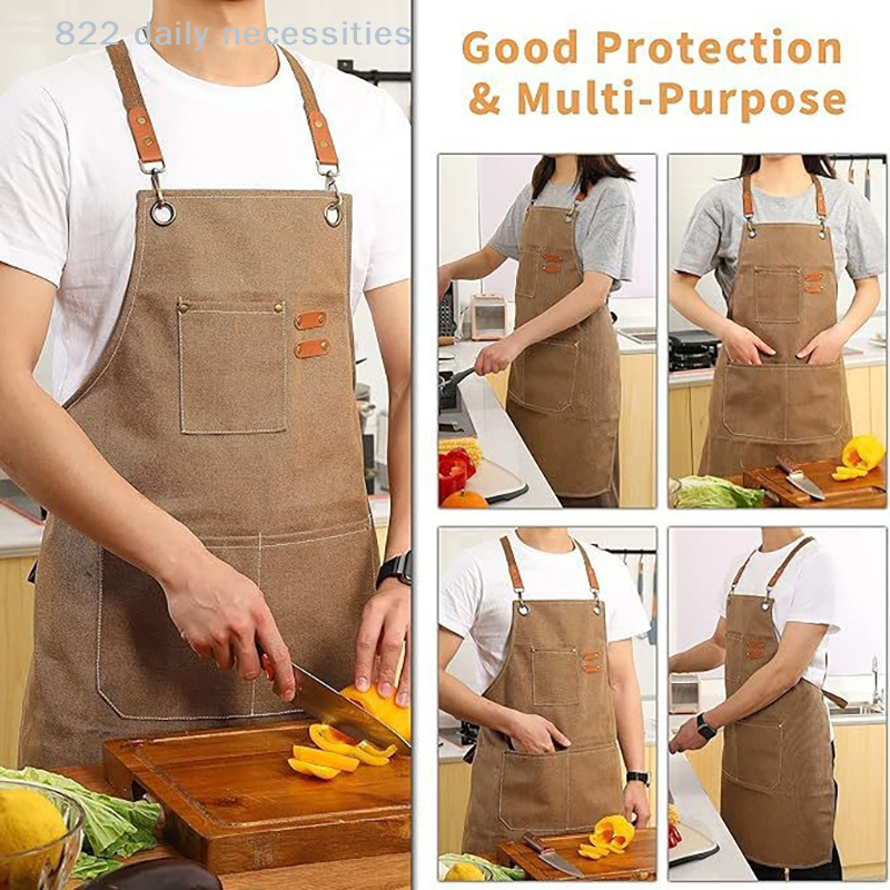Household Canvas Apron Oil-pro - Kitchen Gadgets Trending ulasan dan harga