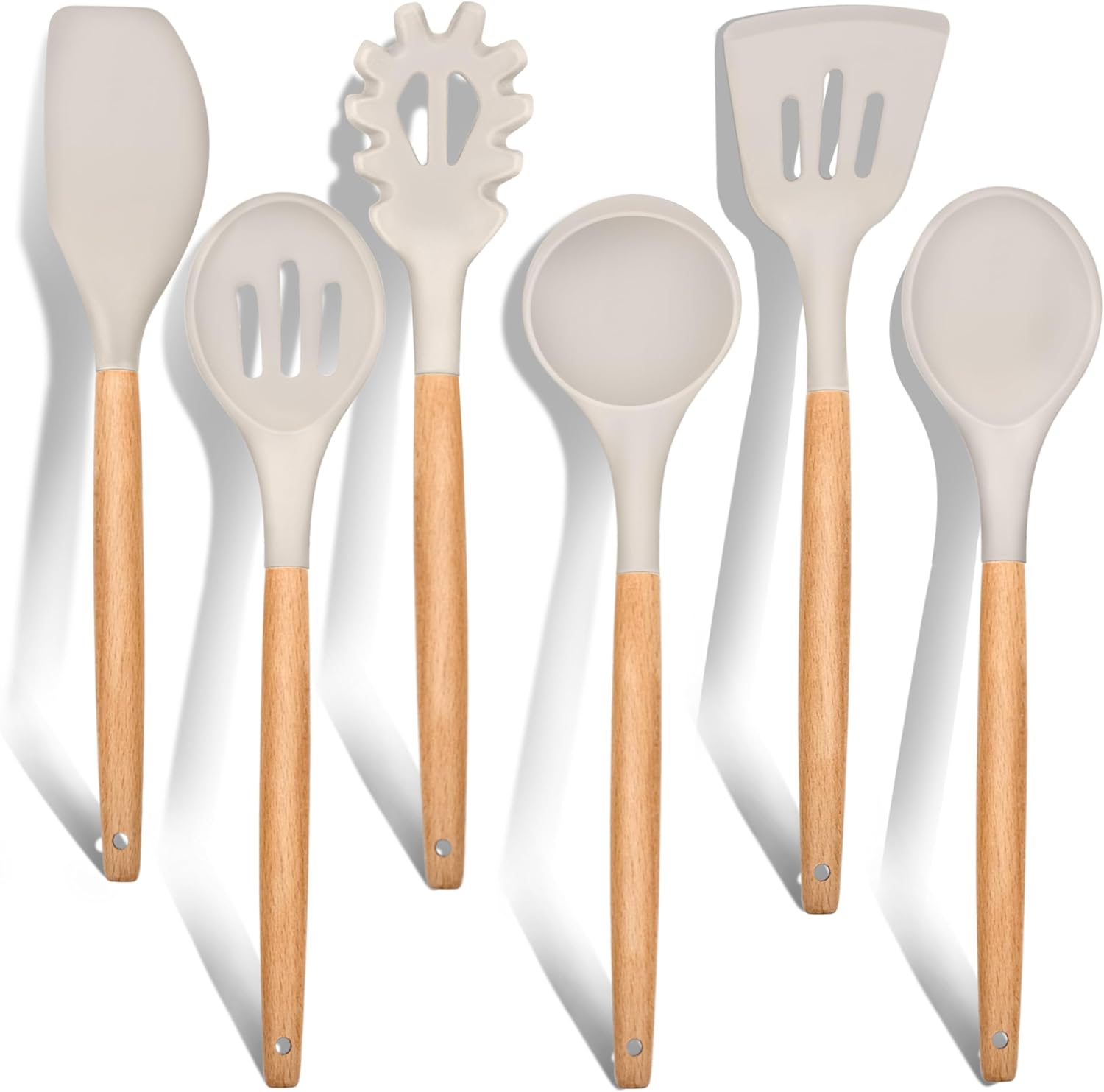 6-Piece Silicone Kitchen Utens - Silicone Spatula Set ulasan dan harga