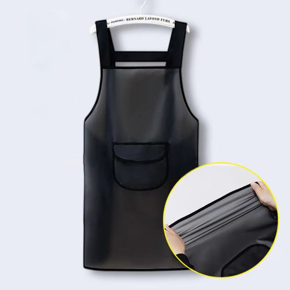 Fashion PVC Kitchen Apron Wate - Kitchen Gadgets Trending ulasan dan harga