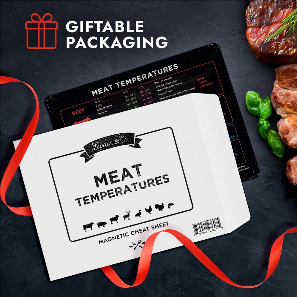 Meat Temperature Guide Magnet  - Kitchen Gadgets Guide ulasan dan harga