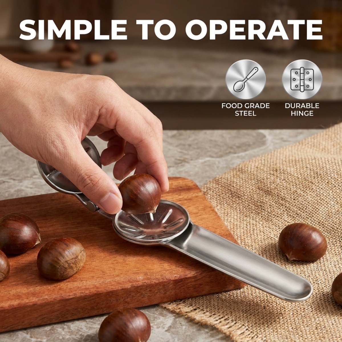 Chestnut Opener–Premium Stainl - Kitchen Gadgets You Must Have ulasan dan harga
