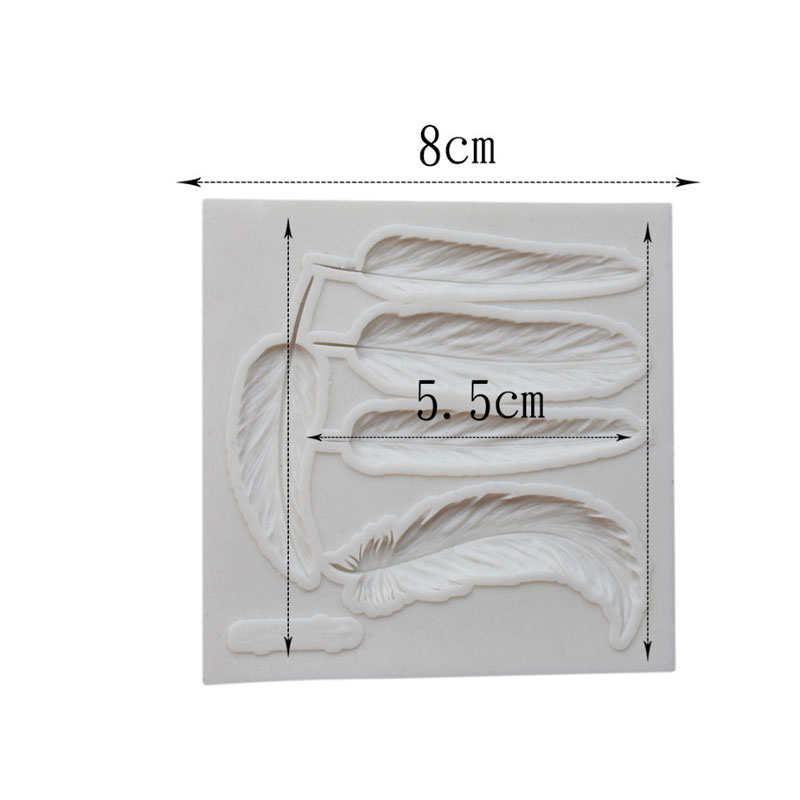 Leaves feather&wings shape 3D  - Kitchen Gadgets Baking ulasan dan harga