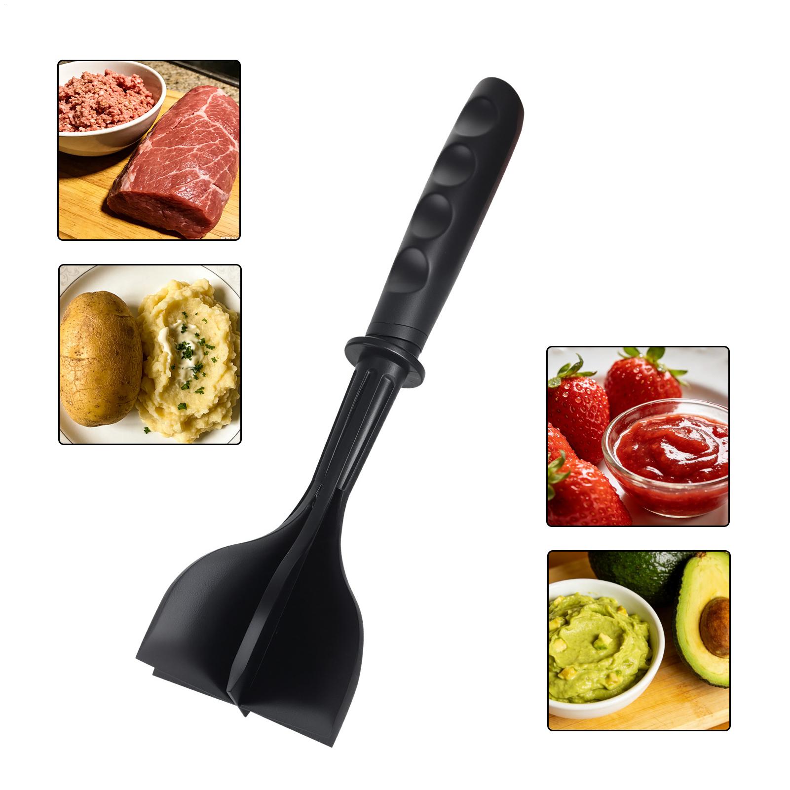 Meat Masher 6 Curve Heat Resis - Kitchen Gadgets For Chefs ulasan dan harga