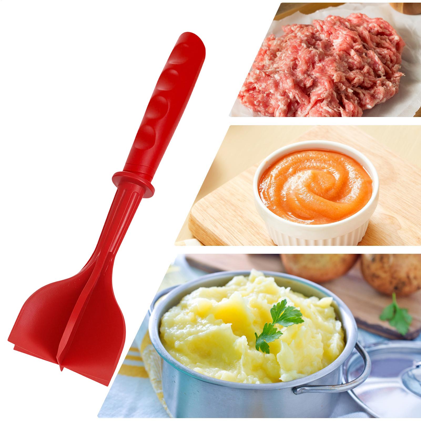 Meat Masher 6 Curve Heat Resis - Kitchen Gadgets For Chefs ulasan dan harga