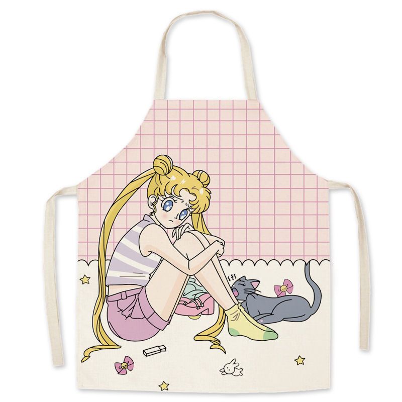 Sailor Moon Apron Cute Cartoon - Kitchen Gadgets Trending ulasan dan harga