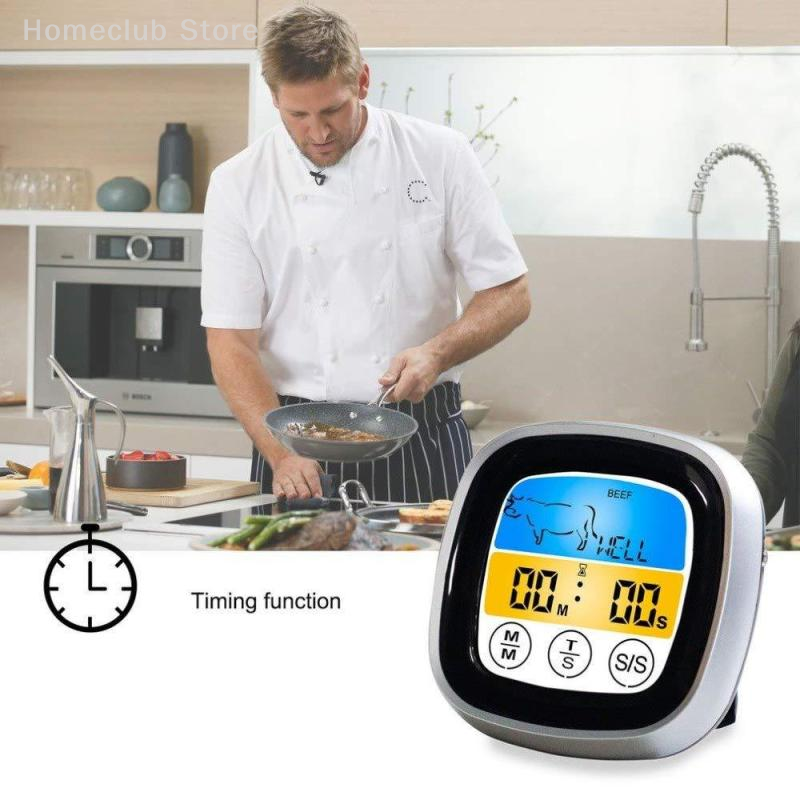 1Pcs Touch Digital Thermometer - Meat Thermometer ulasan dan harga