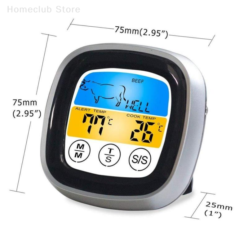 1Pcs Touch Digital Thermometer - Meat Thermometer ulasan dan harga