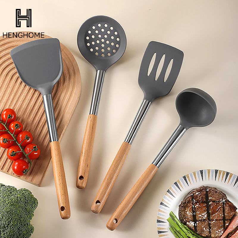 Silicone Cooking Utensil Set H - Silicone Spatula Set ulasan dan harga