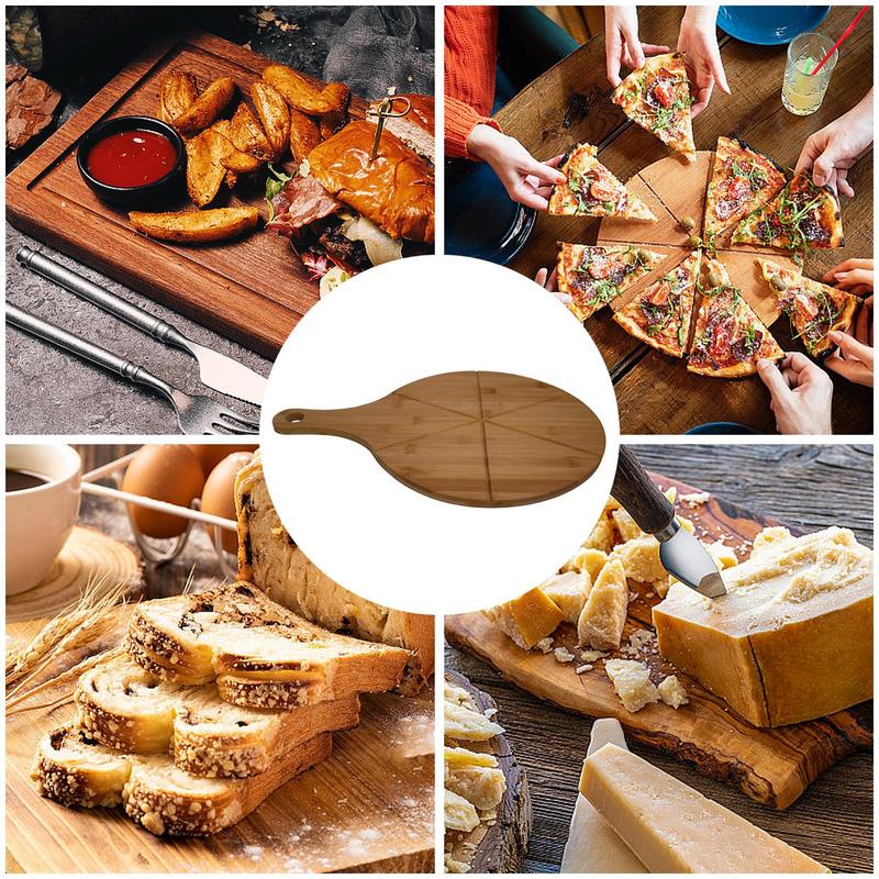 Pizza Cutting Board Wooden Rou - Kitchen Gadgets Guide ulasan dan harga