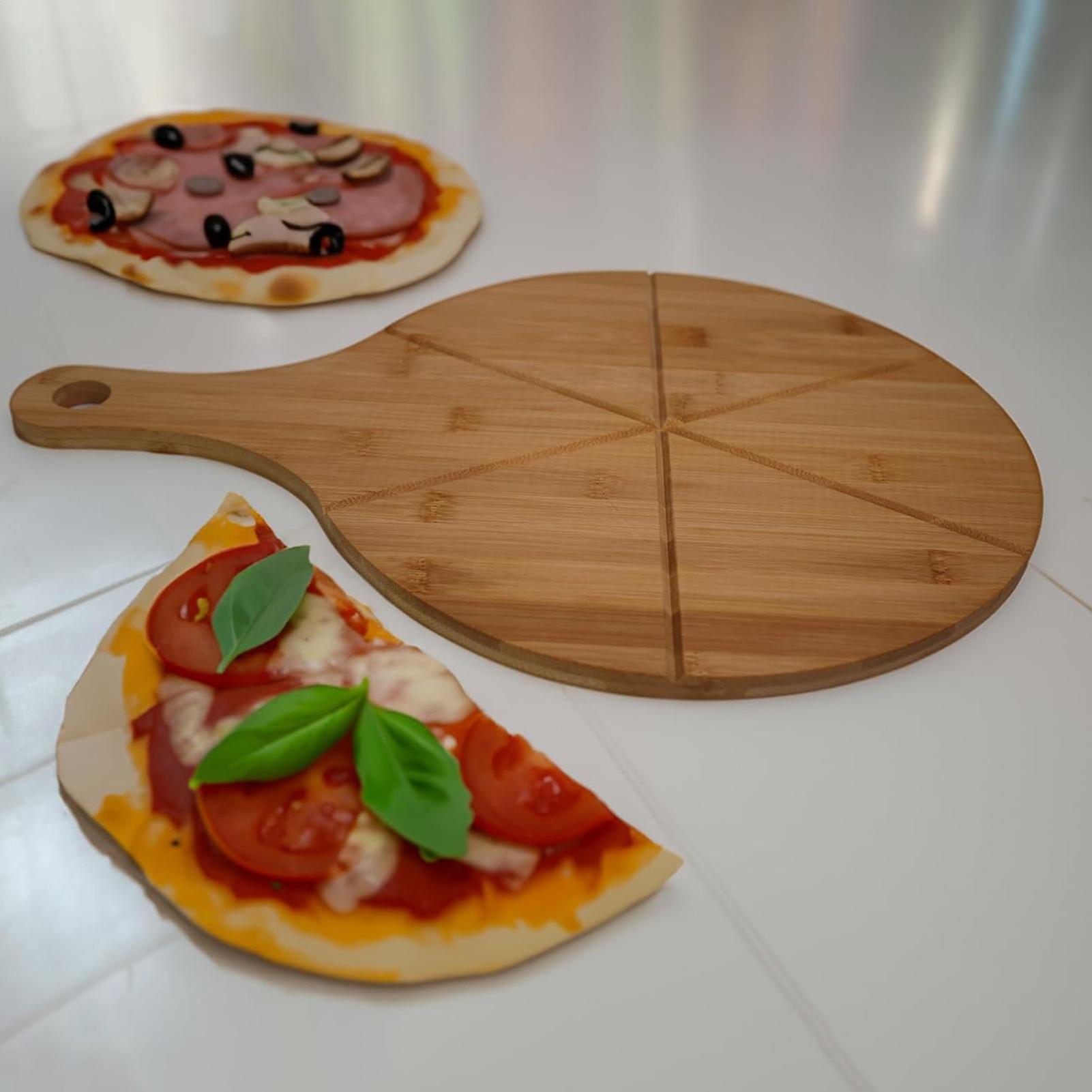 Pizza Cutting Board Wooden Rou - Kitchen Gadgets Guide ulasan dan harga