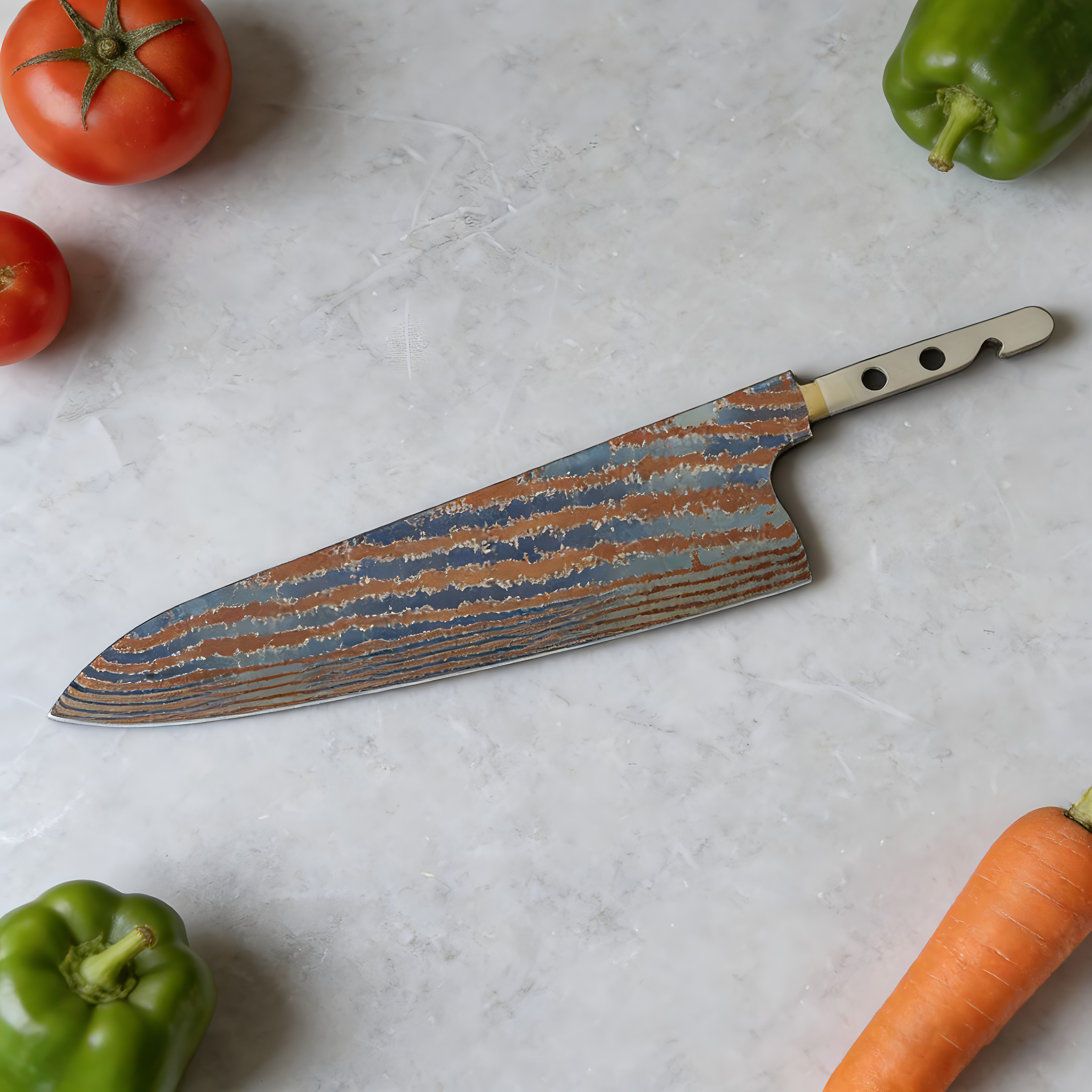 1PC,Chef Knife Blank Blade DIY - Kitchen Gadgets For Chefs ulasan dan harga
