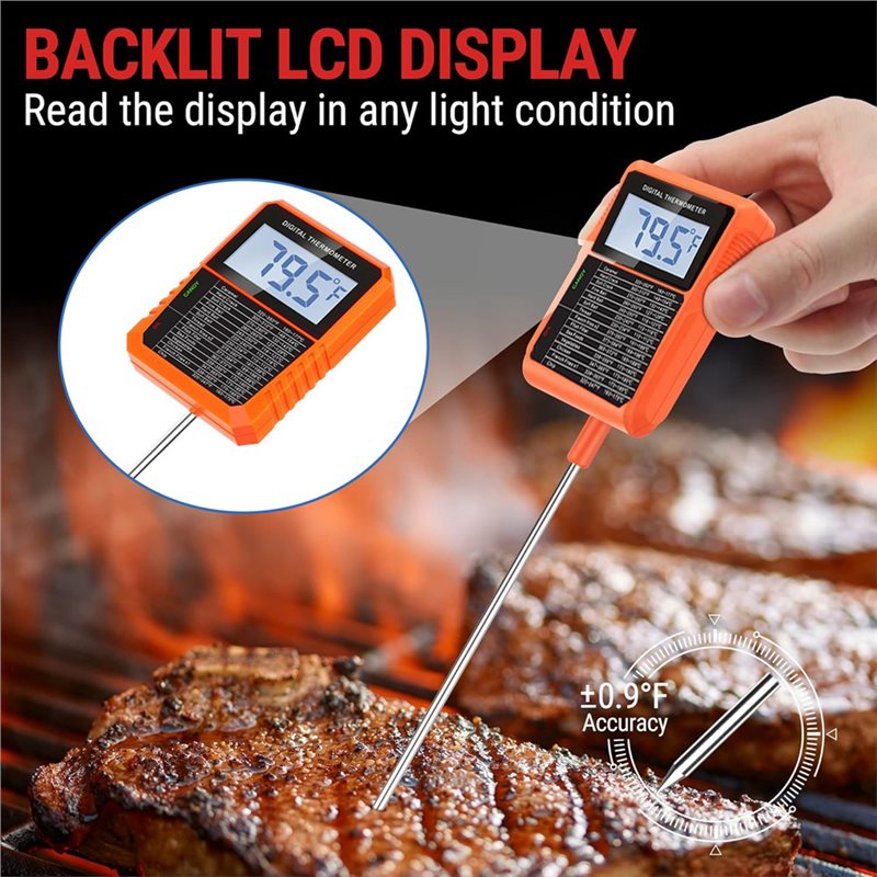 AB34-TP510 Waterproof Digital  - Meat Thermometer ulasan dan harga