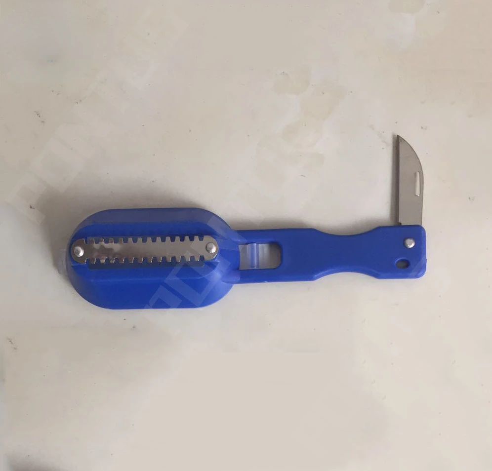 2 In1 Fishing Scale Brush Knif - Kitchen Gadgets Built In ulasan dan harga