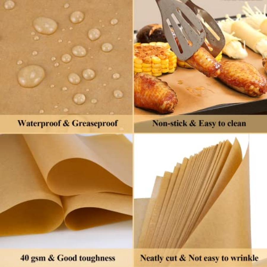 100PCS Unbleached Parchment Pa - Kitchen Gadgets Baking ulasan dan harga