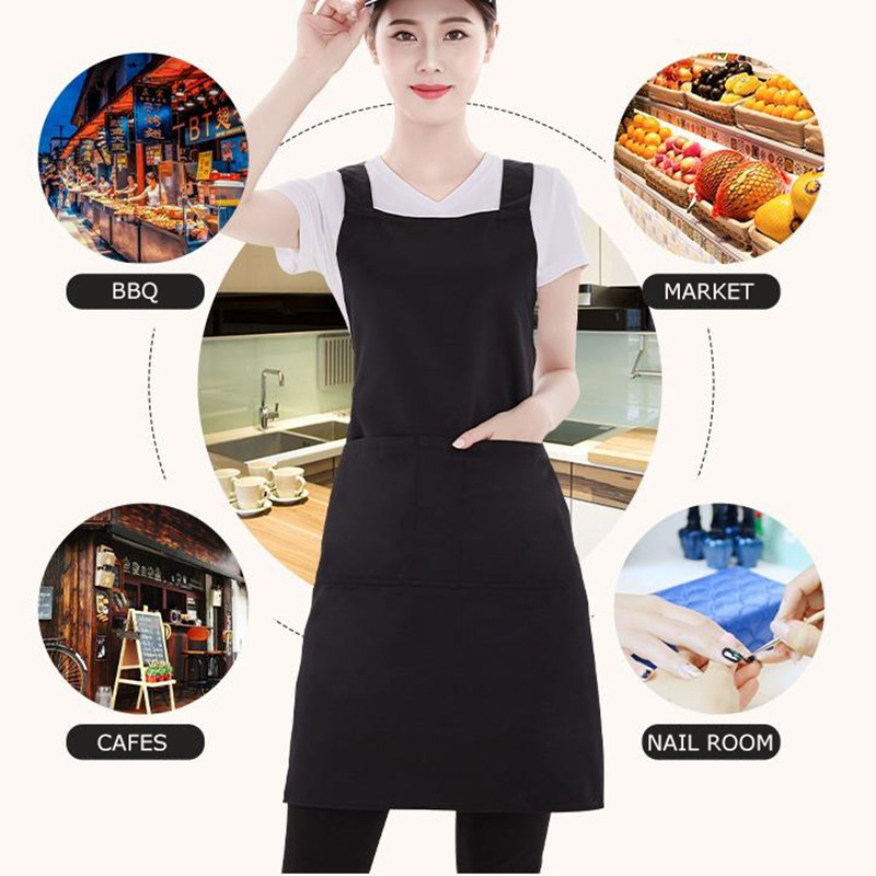 Apron Custom Logo Kitchen Work - Kitchen Gadgets Trending ulasan dan harga