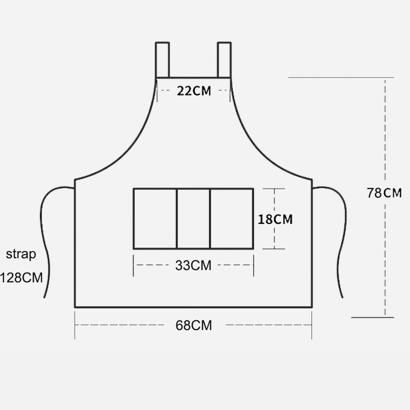 Apron Custom Logo Kitchen Work - Kitchen Gadgets Trending ulasan dan harga
