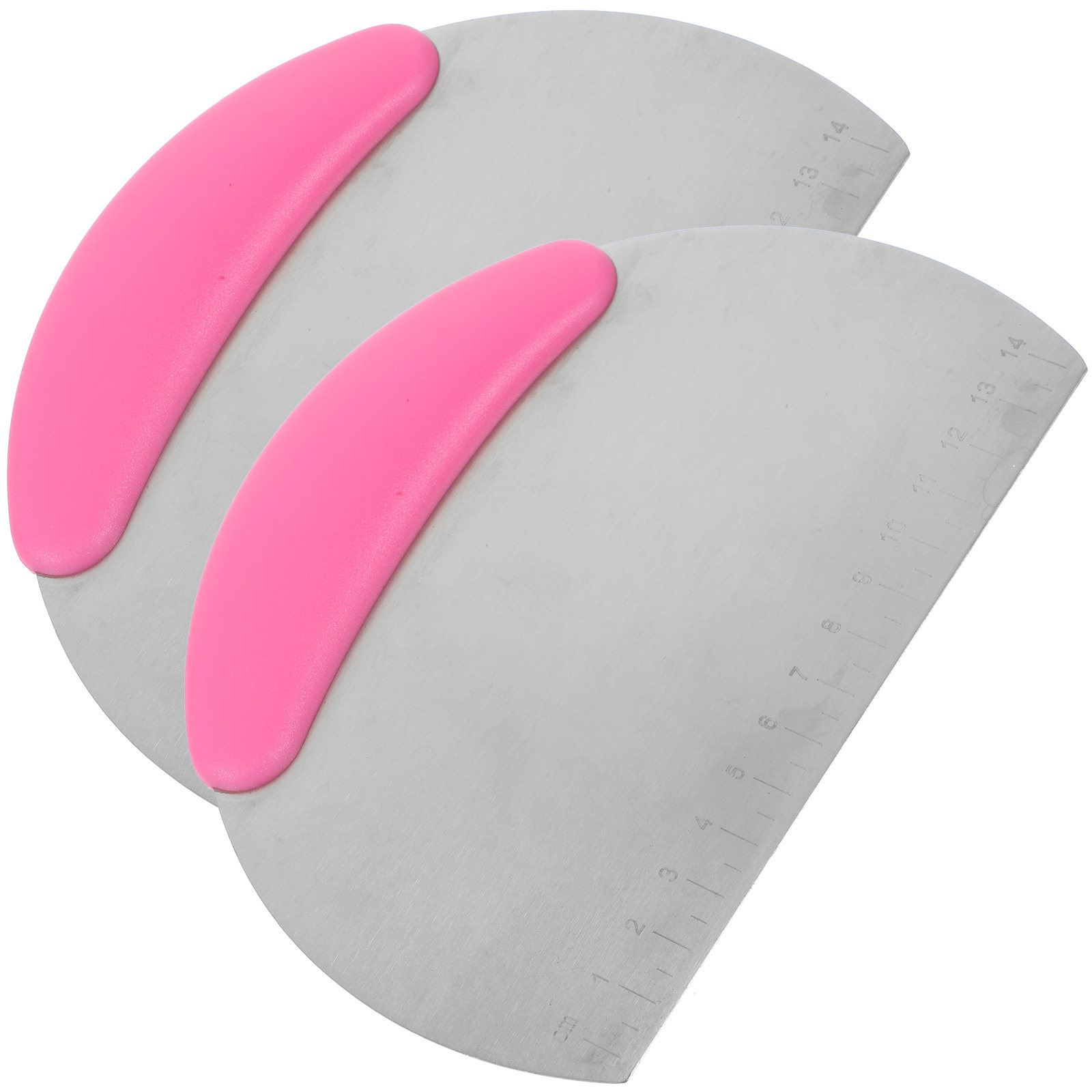 2Pcs Silicone Dough Scraper Se - Silicone Spatula Set ulasan dan harga