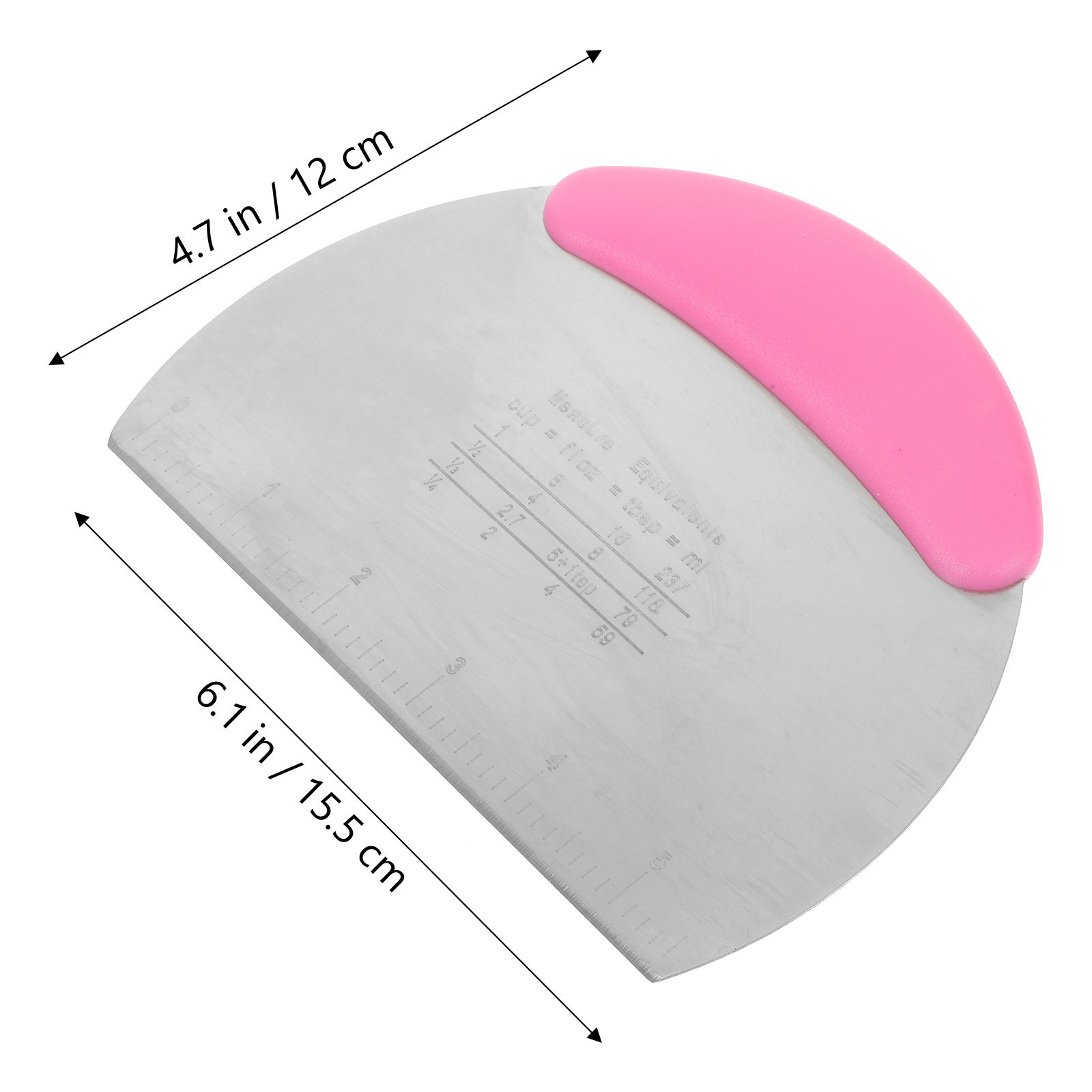 2Pcs Silicone Dough Scraper Se - Silicone Spatula Set ulasan dan harga