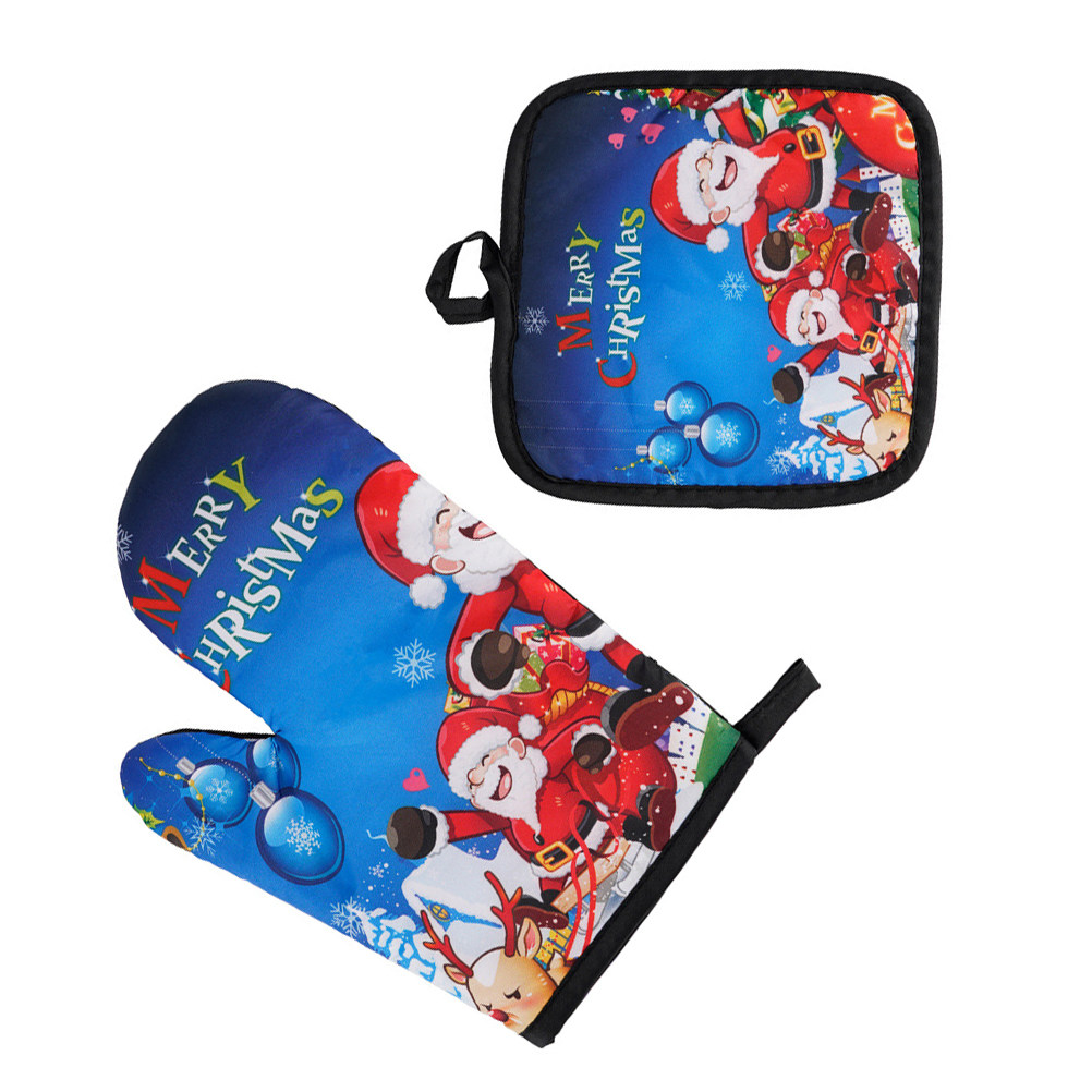 Heat Resistant Mitt Oven Glove - Kitchen Gadgets Xmas Gifts ulasan dan harga