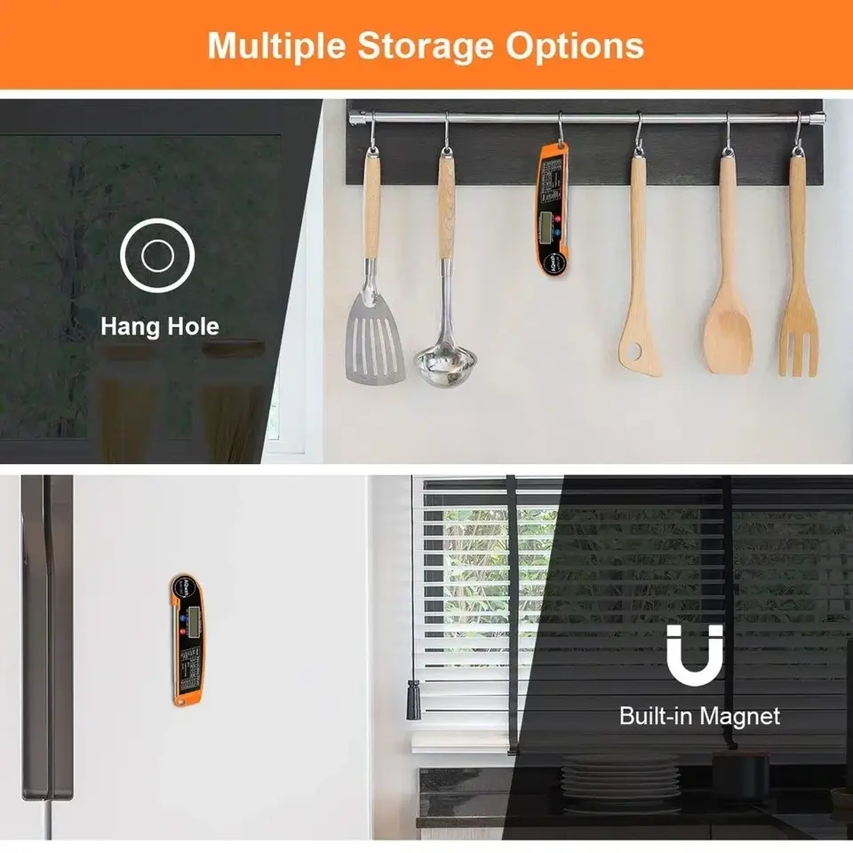 Waterproof Digital Kitchen Foo - Meat Thermometer ulasan dan harga