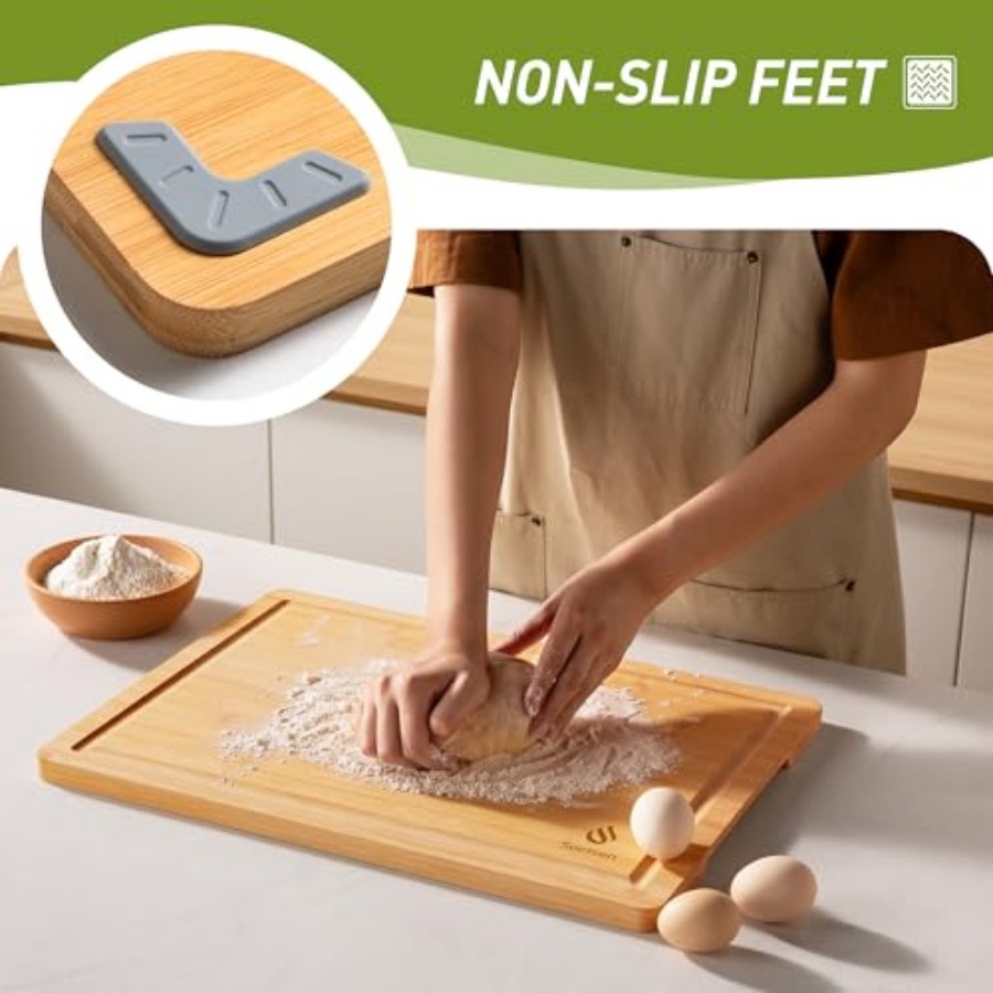 Bamboo Cutting Board Set Non S - Kitchen Gadgets You Must Have ulasan dan harga