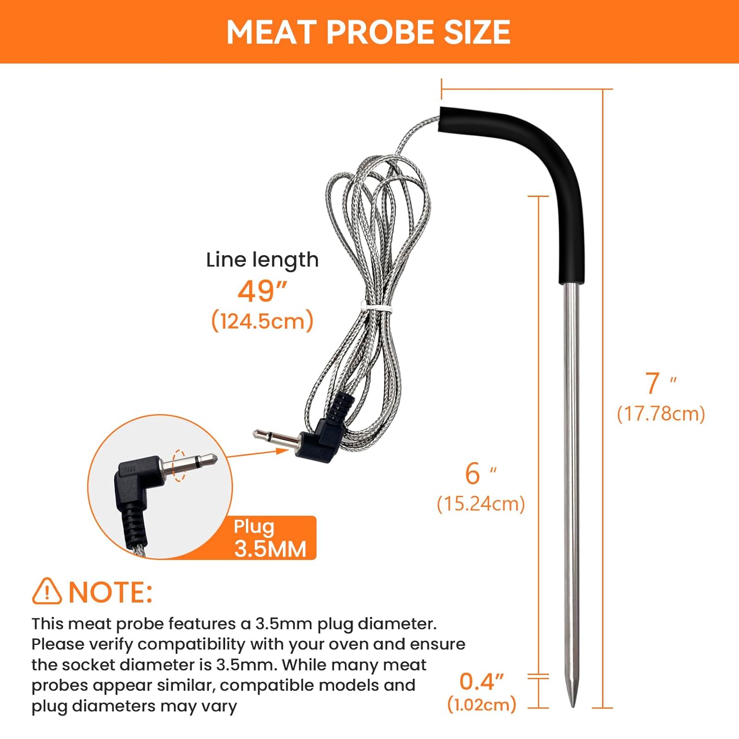 2-Pack Waterproof Meat Thermom - Meat Thermometer ulasan dan harga