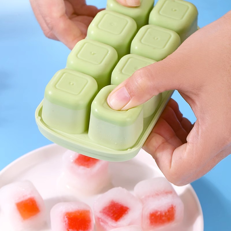 8-Grid Ice Cube Trays Silicone - Kitchen Gadgets Baking ulasan dan harga