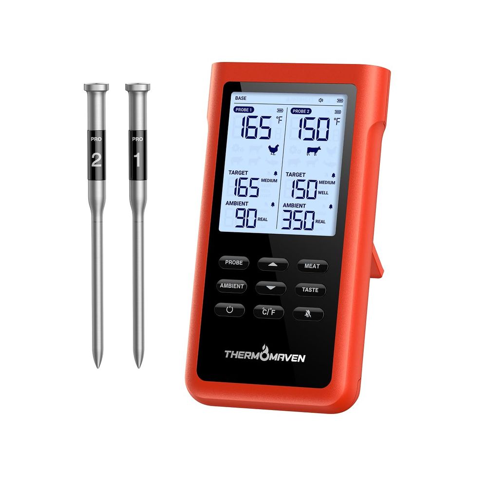 Long Range Wireless Meat Therm - Meat Thermometer ulasan dan harga